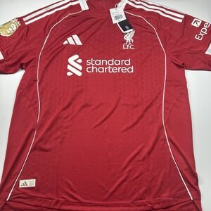 Liverpool FC 2025/26 Home Authentic adidas XL Gakpo 18 Mens Soccer Jersey JY4237